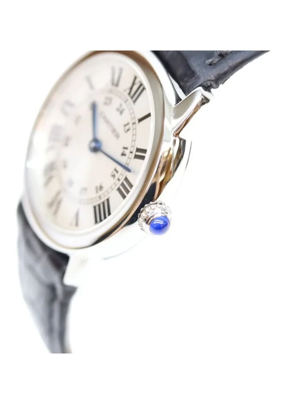 Cartier SS Ronde Solo SM Silver Roman Dial Watch